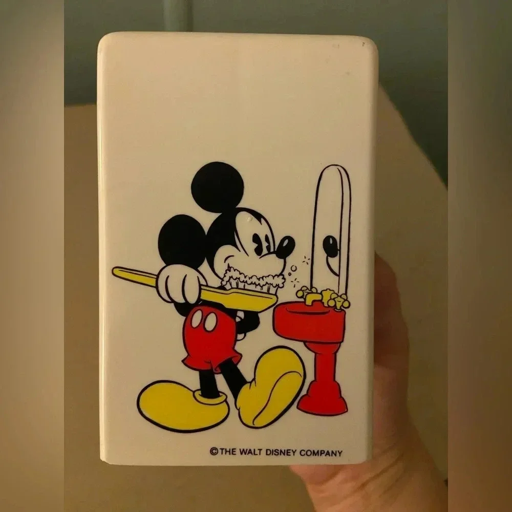 💛 Vintage Walt Disney Mickey Mouse Disposable Cup Holder
